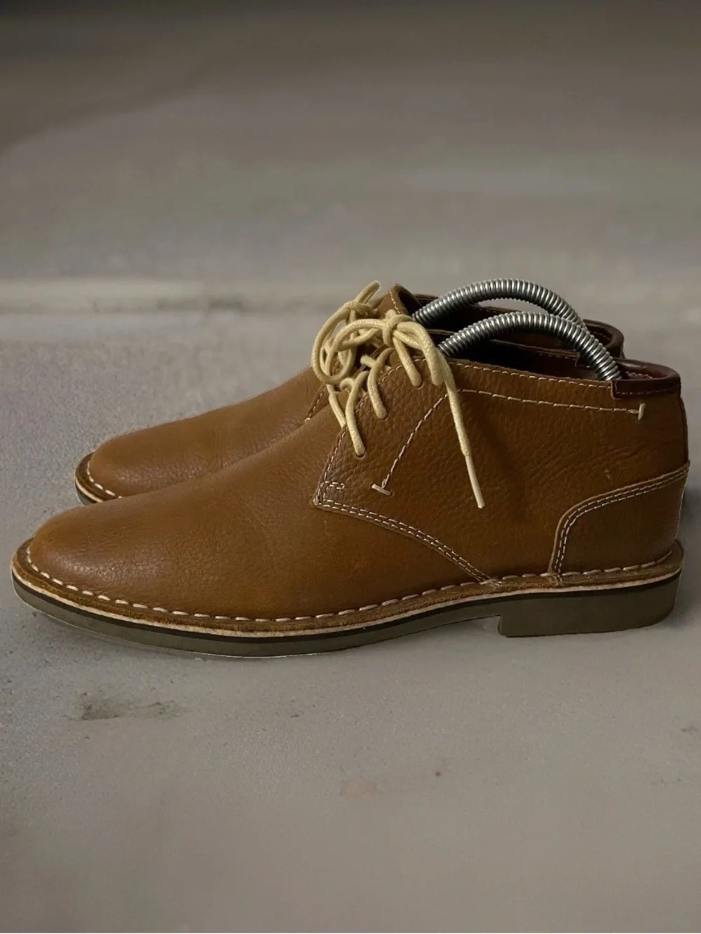 Kenneth Cole Reaction Chukka Leather Boot Desert Sun Men's Size 7.5